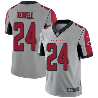 Nike Atlanta Falcons #24 A.J. Terrell Silver Youth Stitched NFL Limited Inverted Legend Jersey Youth